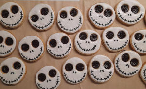 Jack Skellington Cookie